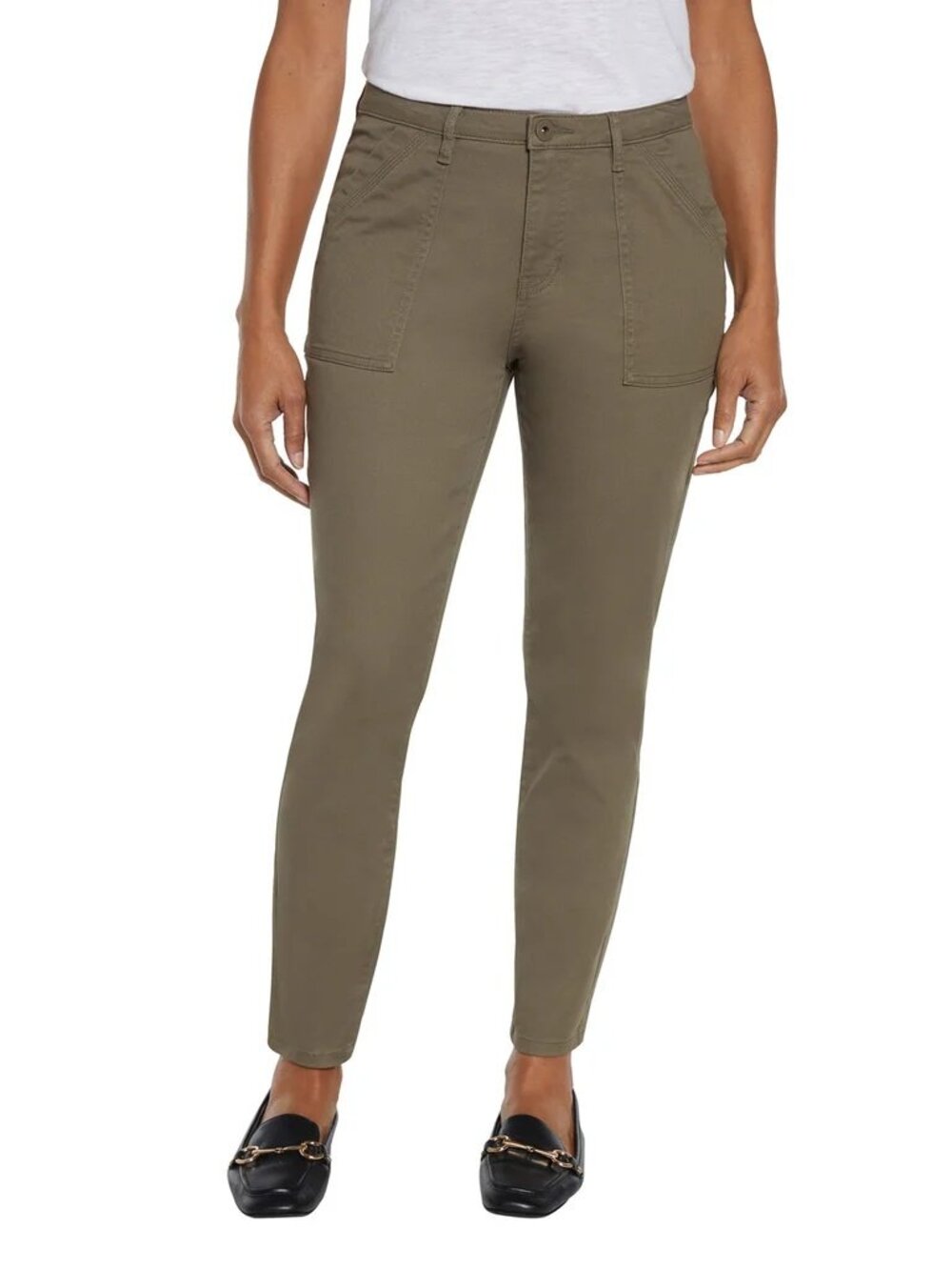 Green- Banana Republic Ladies' High Rise Twill Pant